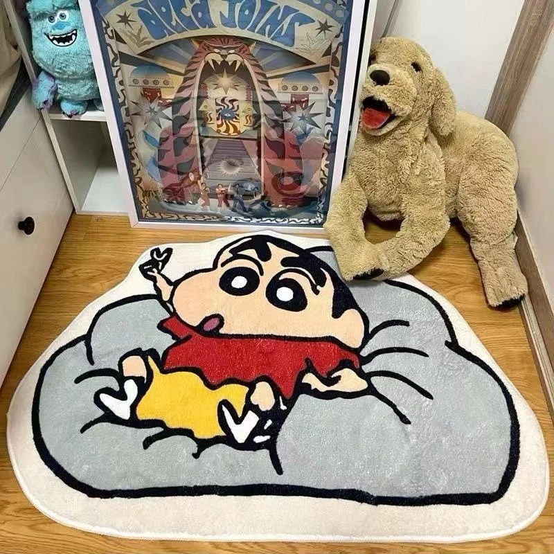 卡通地垫卫生间浴室吸水防滑脚垫家用厕所门口卧室地毯实用设计