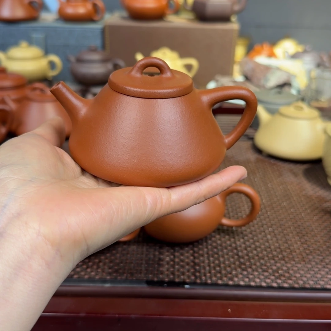 朱泥茶壶J**.全手朱泥容天预售