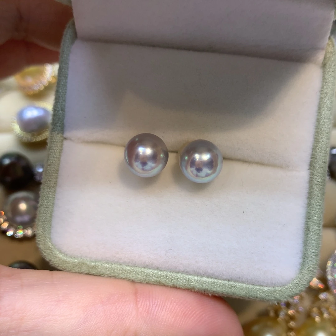 未镶嵌耳饰海水珍珠