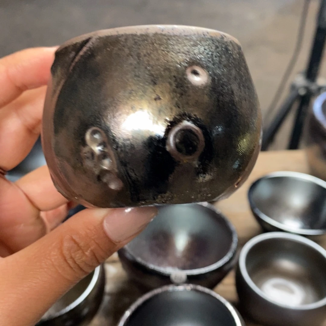 泿鬼柴烧，无相美器杯 微瑕