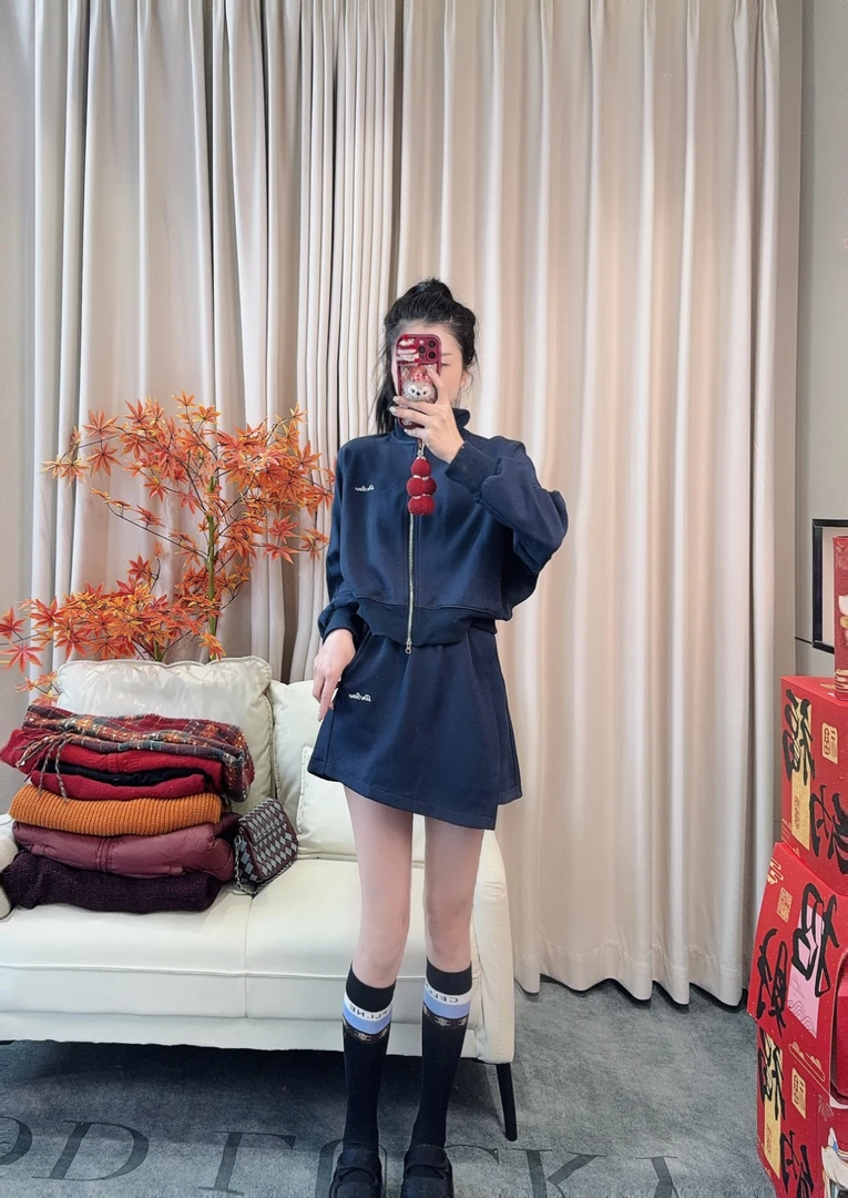 新款韩版宽松显瘦时尚卫衣休闲学院风运动套装女春两件套