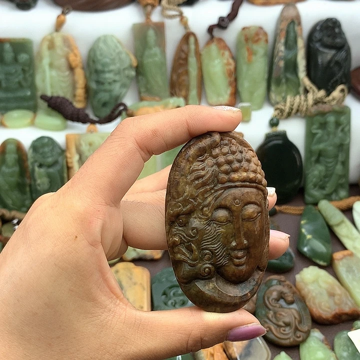 岫岩河磨玉（透闪石质玉）未镶嵌挂件