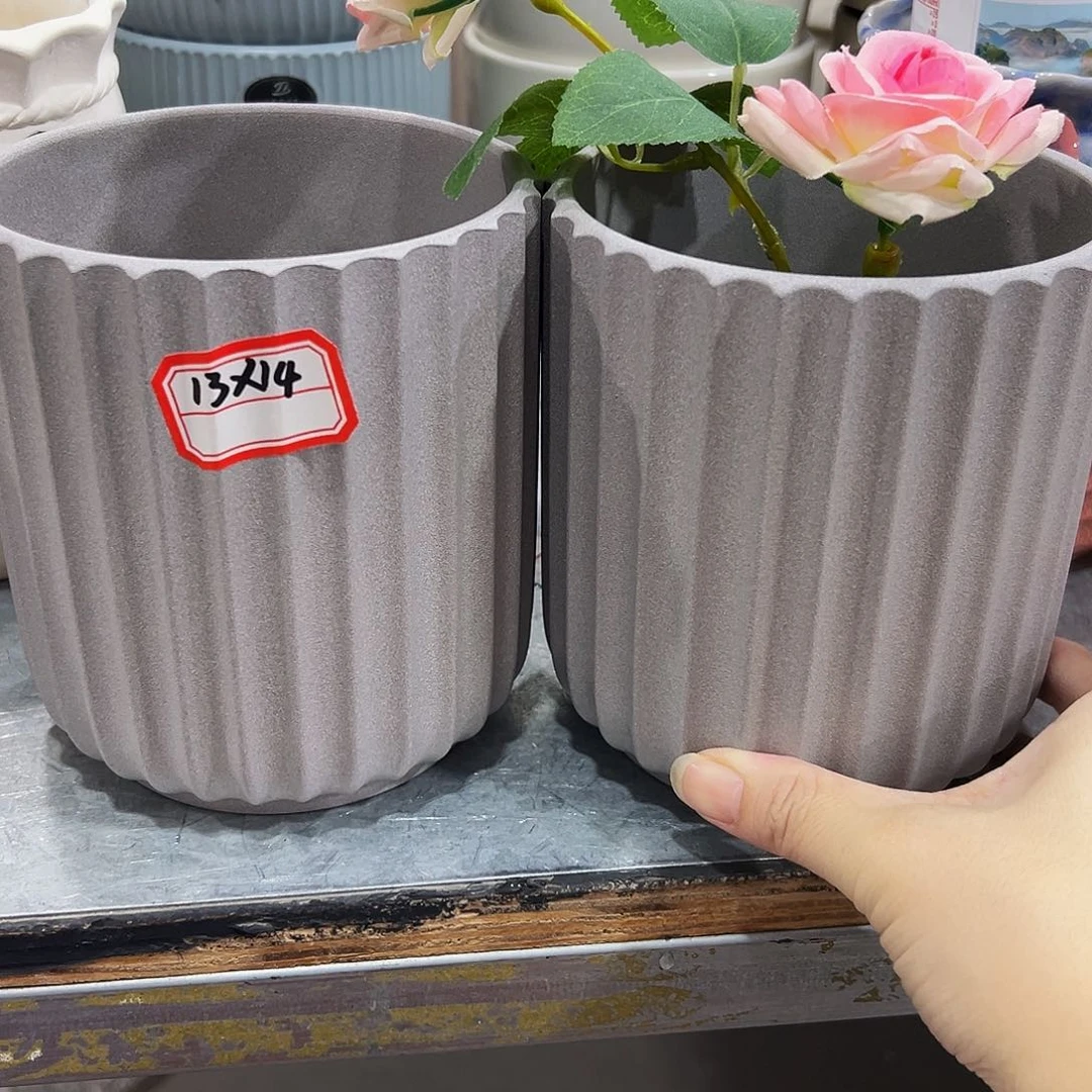 外贸尾单陶瓷花盆凑10米包邮