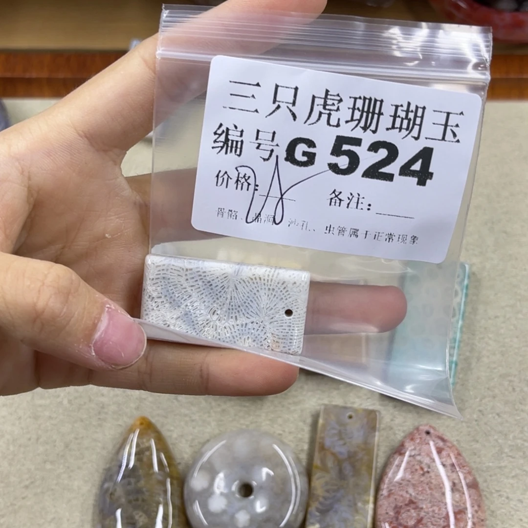 T***y硅化珊瑚（珊瑚玉）未镶嵌h