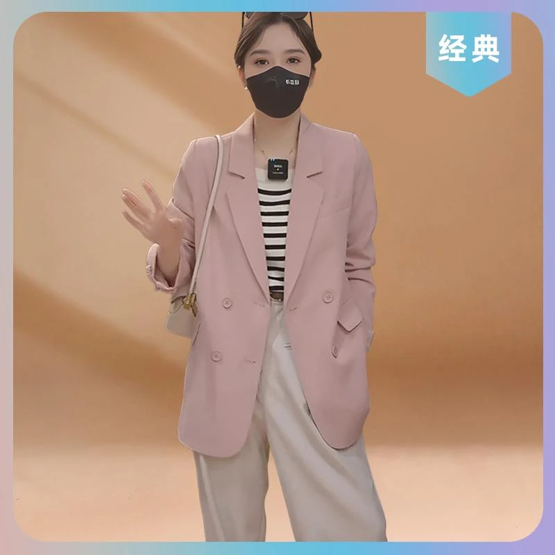 西装外套2025年春秋季新款时尚小个子休闲气质高级感炸街小西服女