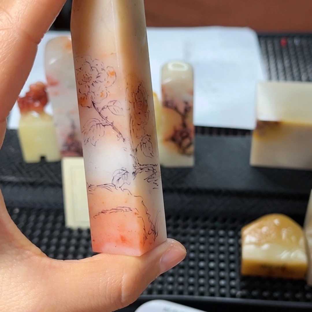 寿山石印石冰*封我是第二十