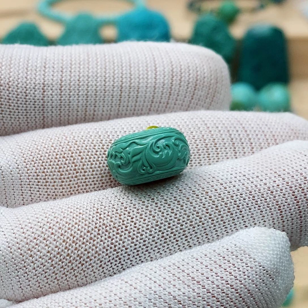 未镶嵌绿松石珠宝奇石