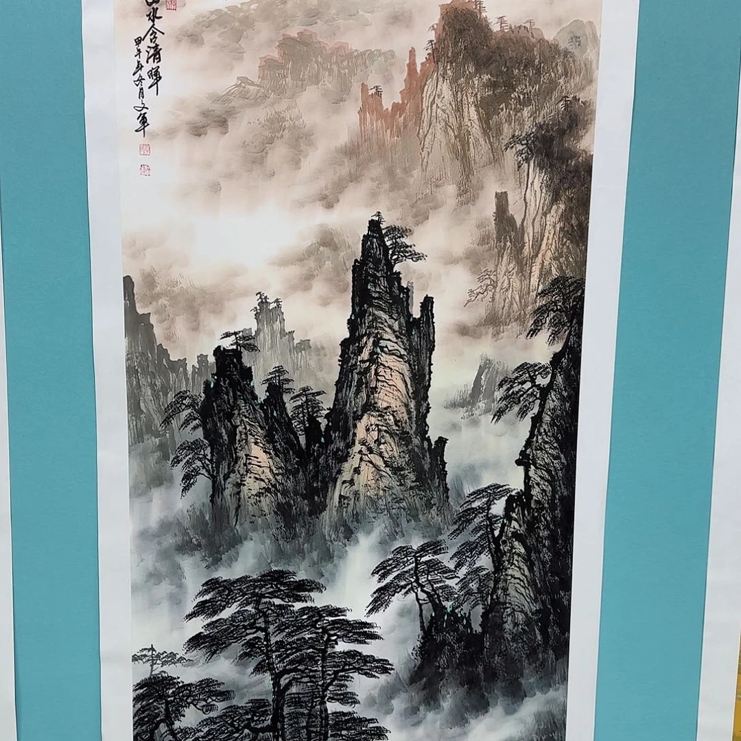 国画李文军教授作品
