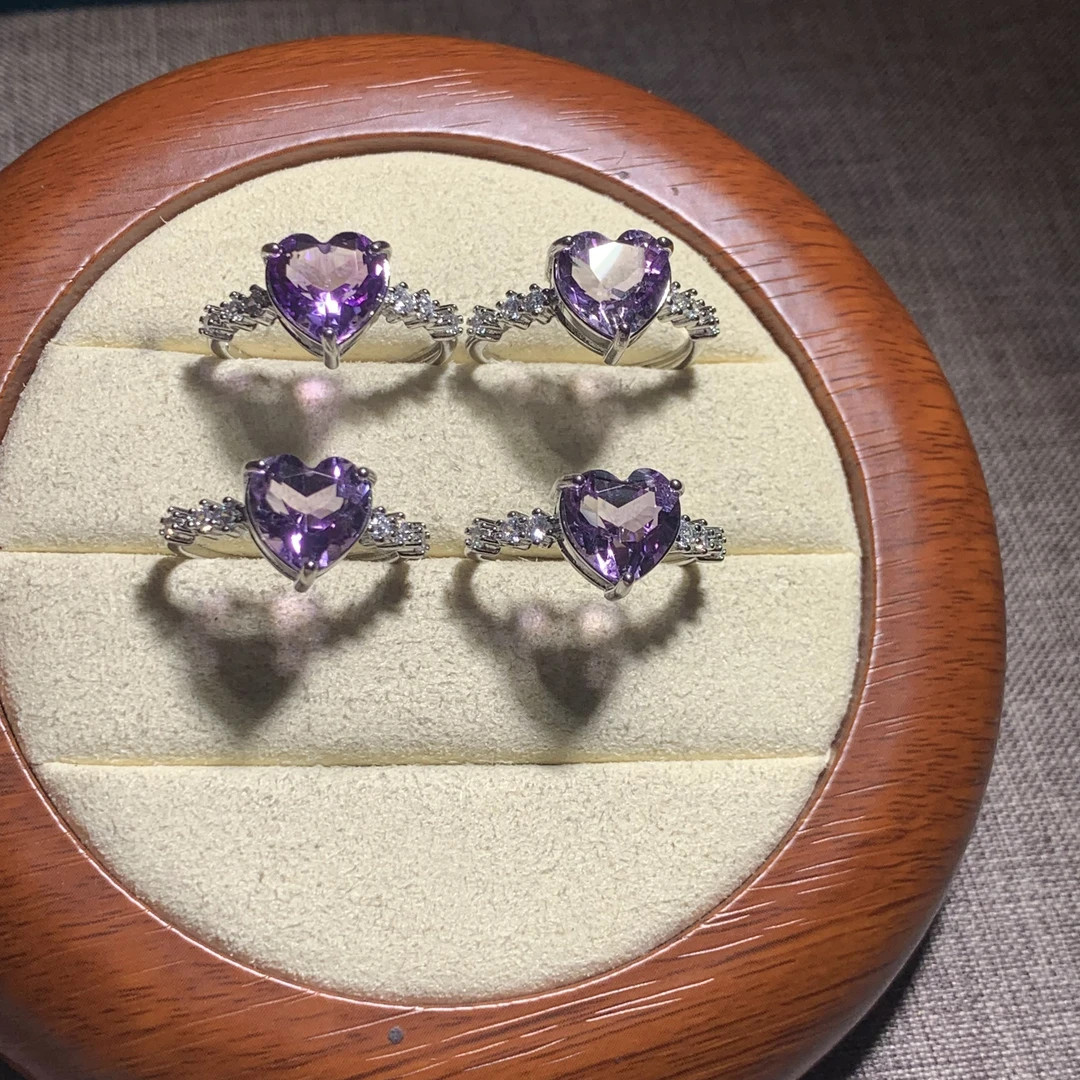 紫水晶戒指  多样性发其一【SJ0128】