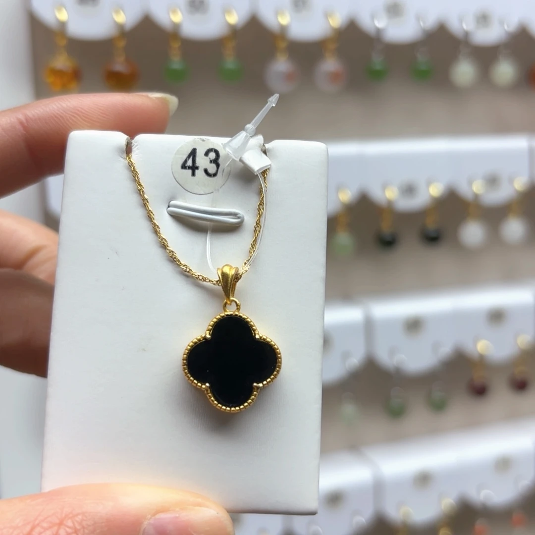 和田玉吊坠(不含链)银S925镶嵌2