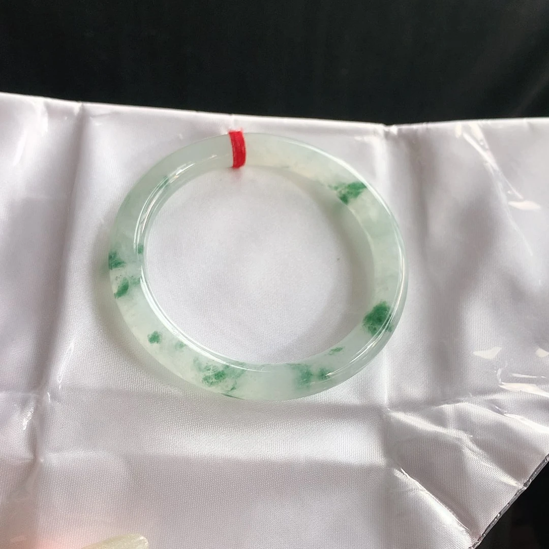 未镶嵌手镯翡翠54 天然缅甸a货翡翠2484