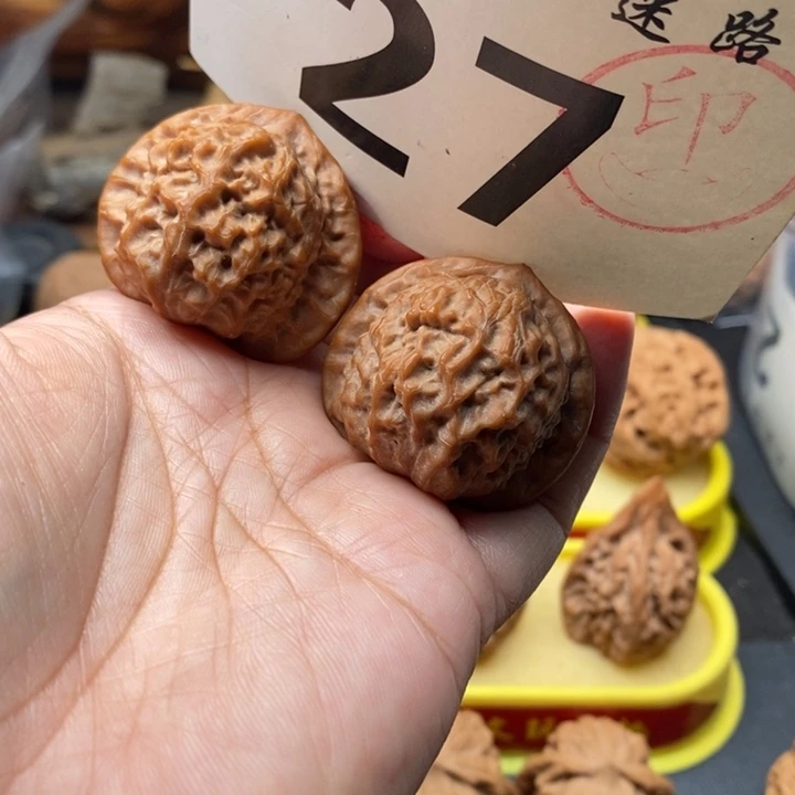 把件文玩核桃37全品货头瓷娃娃