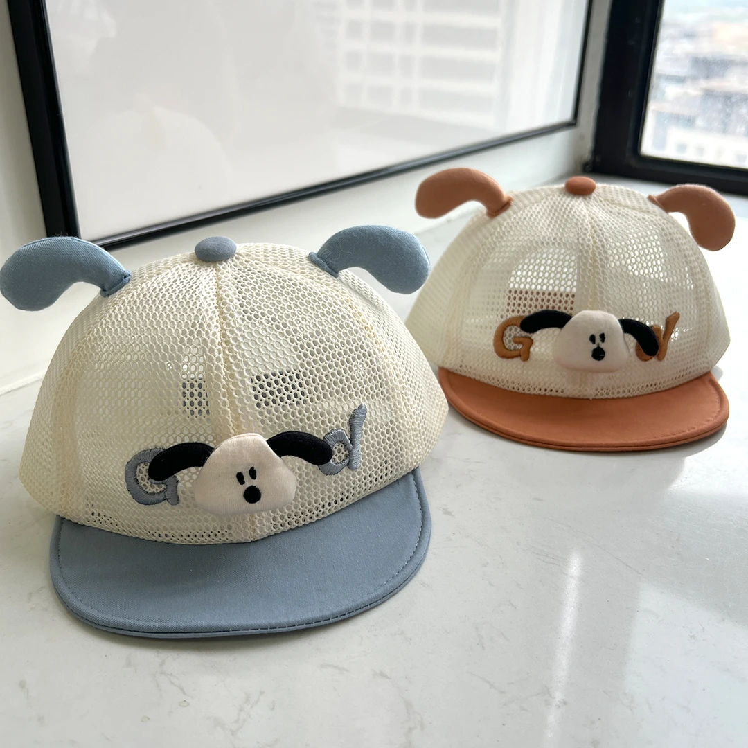 头围40-48（建议3-18个月左右）夏季棒球帽全网小月龄外出佩戴