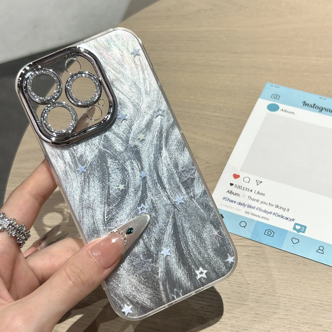 适用苹果iPhone16pro华为p70手机壳小米/荣耀/oppo自带镜头膜防摔