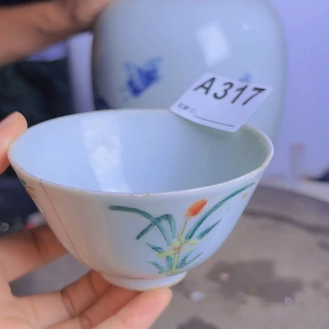 【闪购商品】琉璃手工艺品闲**鹤A00317 a a a