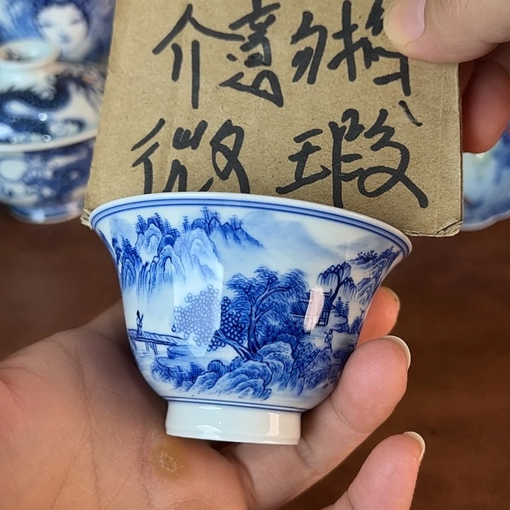 瓷片景德镇全手工手绘陶瓷