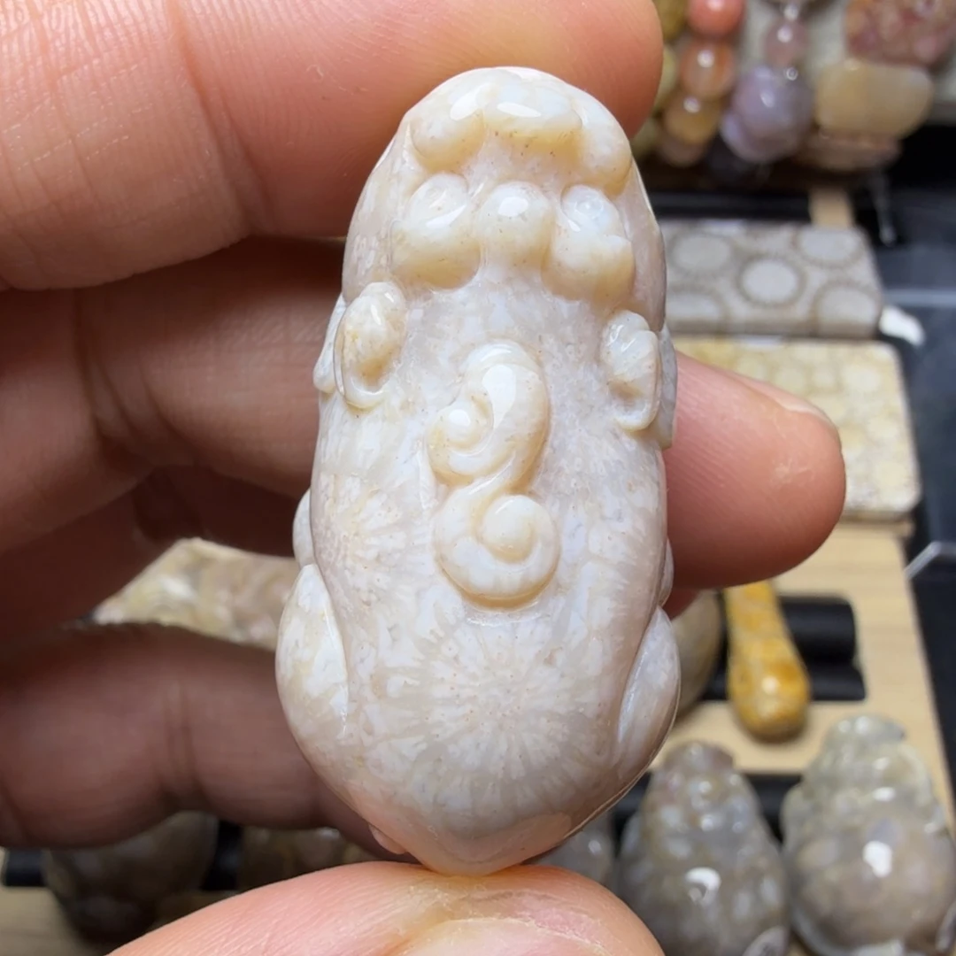 硅化玉未镶嵌天然有机玉石保真色