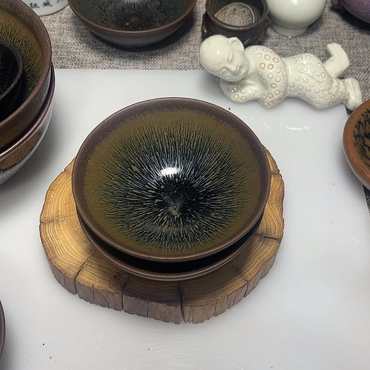 彦***彦碟建窑小建盏两个全品