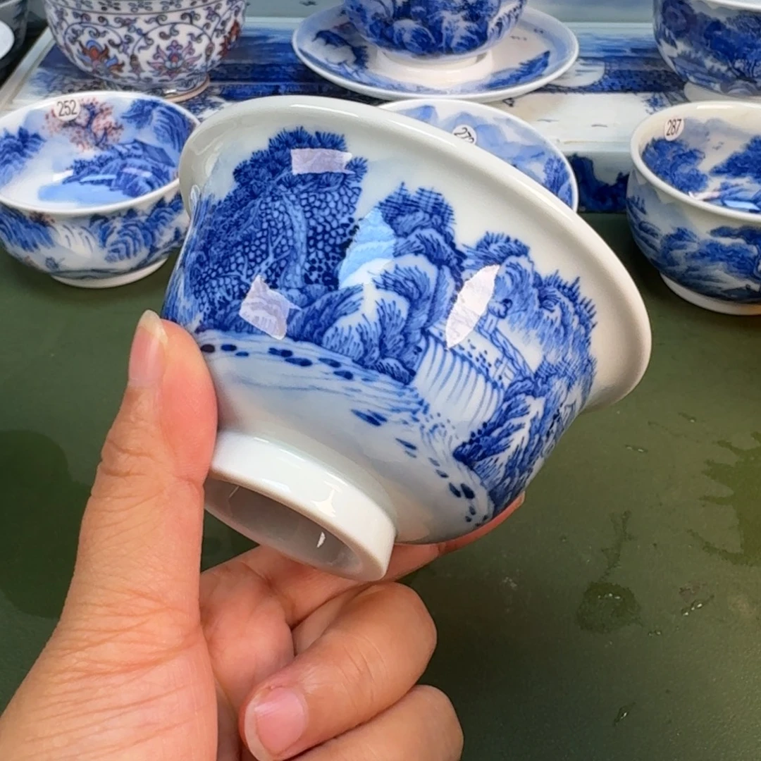 景德镇纯手绘茶具圆圆231