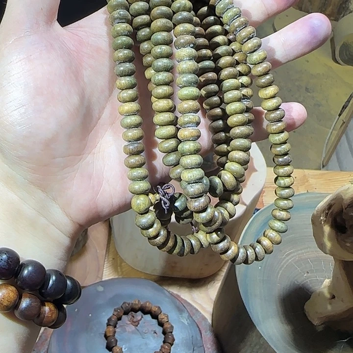 核桃木/黑胡桃（胡桃木）绿檀算盘