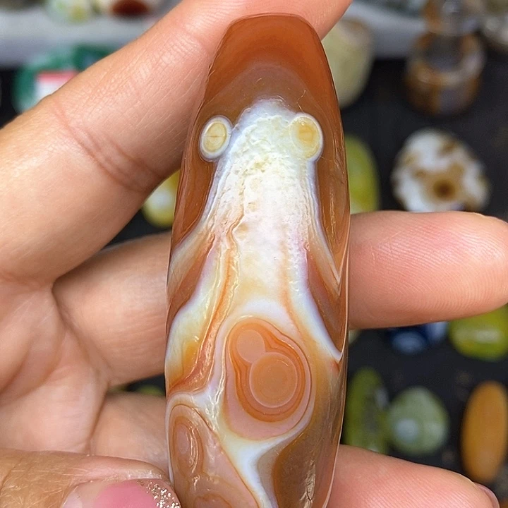 手把件奇石饰品无孔