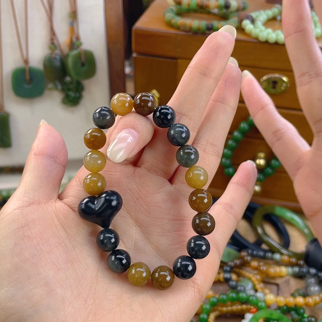 和田玉未镶嵌手链