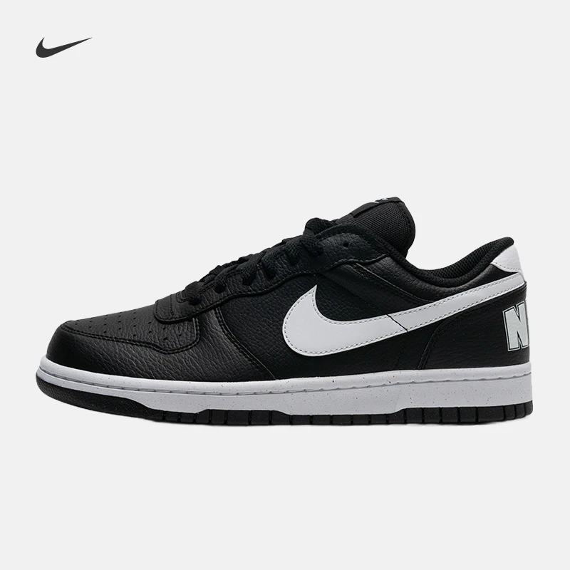 Nike耐克男鞋2025秋季新款BIG NIKE LOW黑白板鞋运动休闲鞋355152