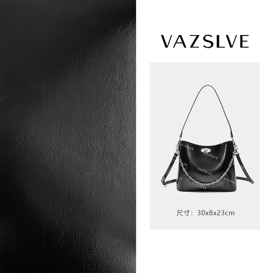 VAZSLVE/原创设计BF-66217-黑色 秋冬新款轻奢小包