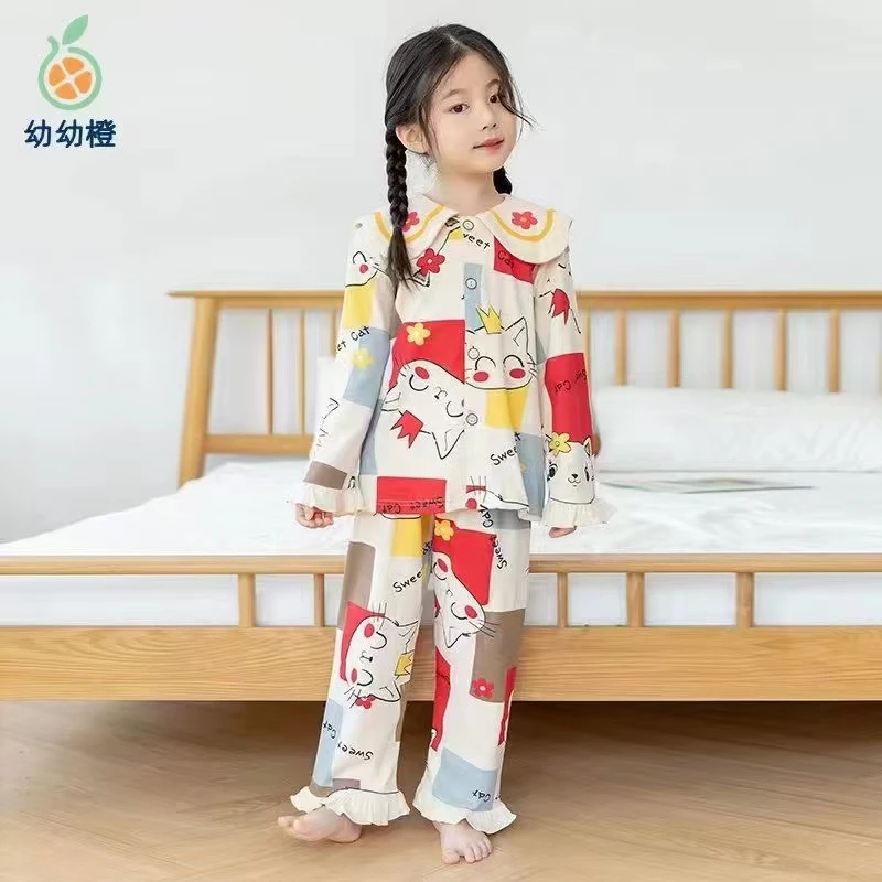 新款儿童纯棉家居服