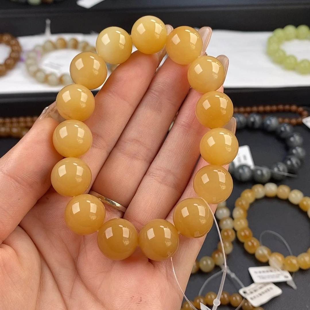 和田玉手串未镶嵌