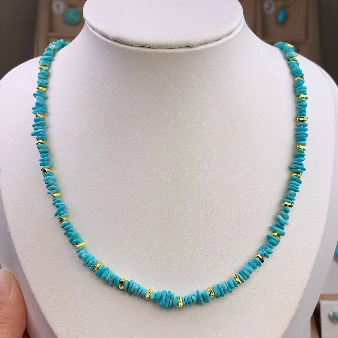 *****绿松石未镶嵌颈饰