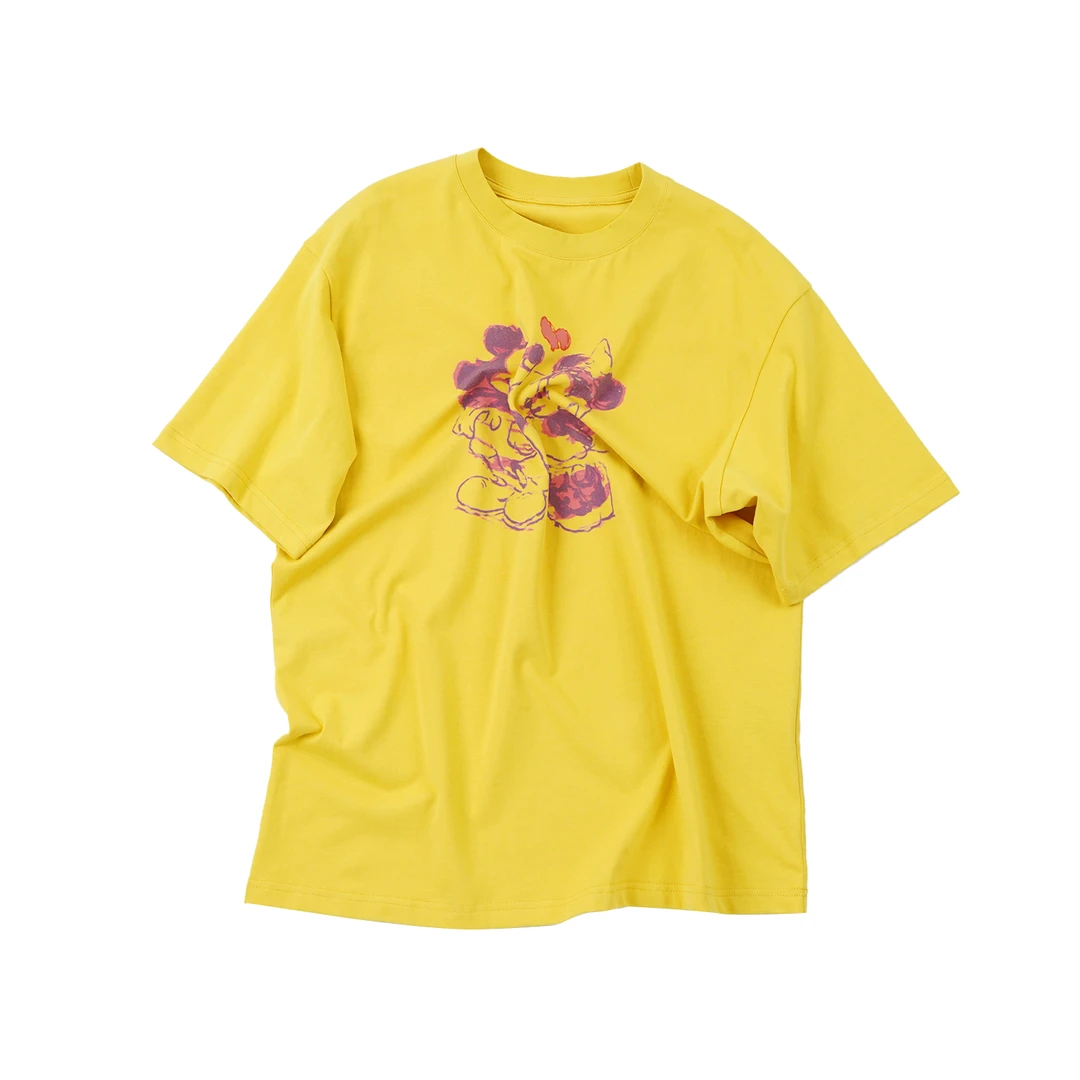 FAIRFAFO林肉肉【爱情来了】印花卡通短袖MK24DX656夏季宽松圆领T恤