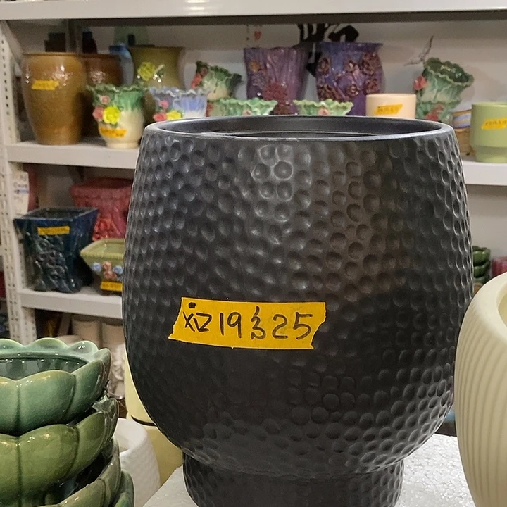 陶摆件陶盆有孔 瑕疵介意勿拍