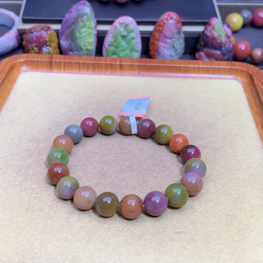 玛瑙未镶嵌手链盐源