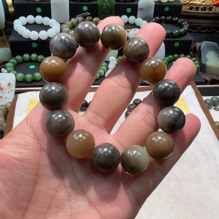 和田玉未镶嵌手串