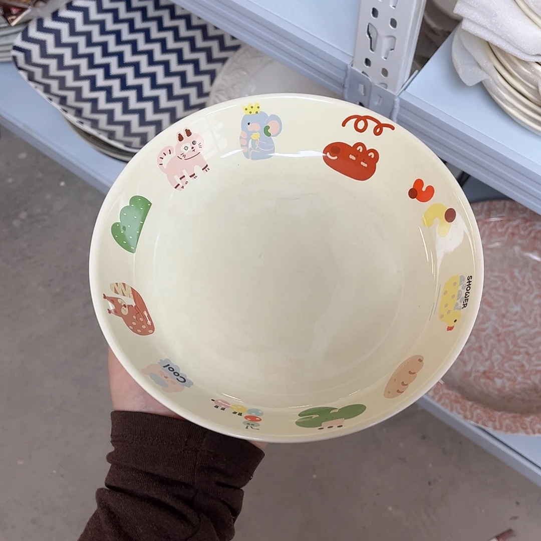 陶瓷动物乐园陶瓷餐具系列8寸