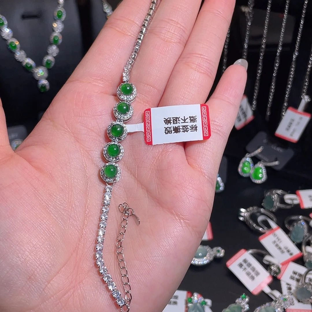未镶嵌手链翡翠手链