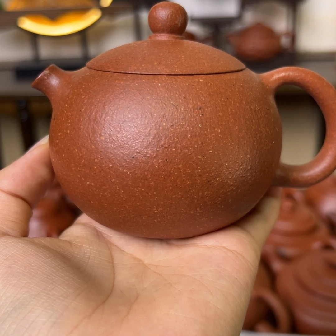 紫砂茶壶紫砂壶西施壶黄降坡200cc