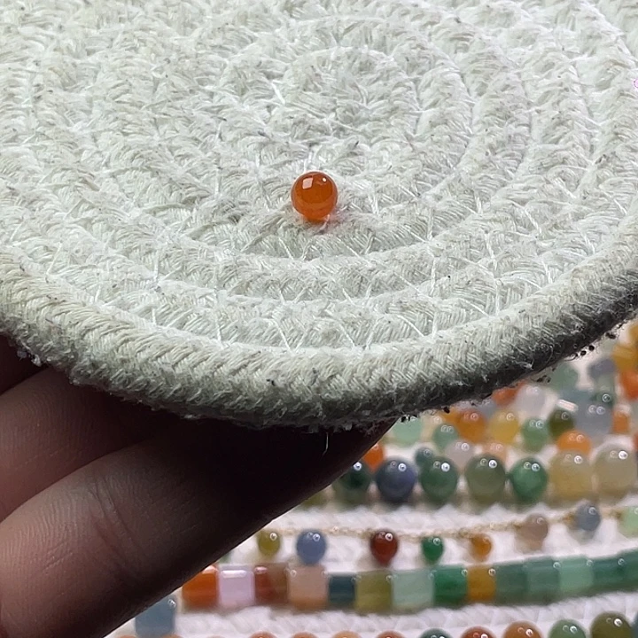 翡翠散珠未镶嵌定制翡翠卡5.9