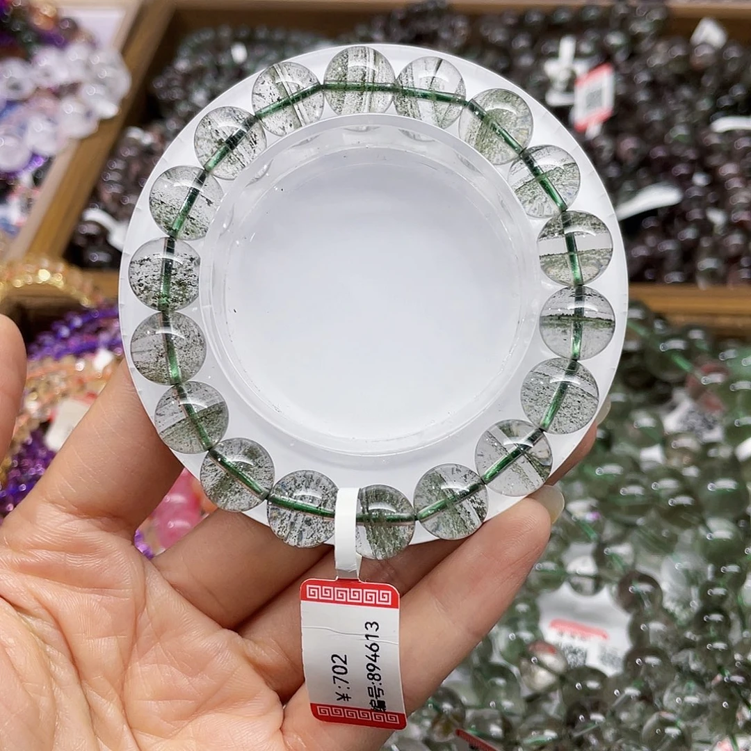 未镶嵌手链水晶绿幽灵11.3m