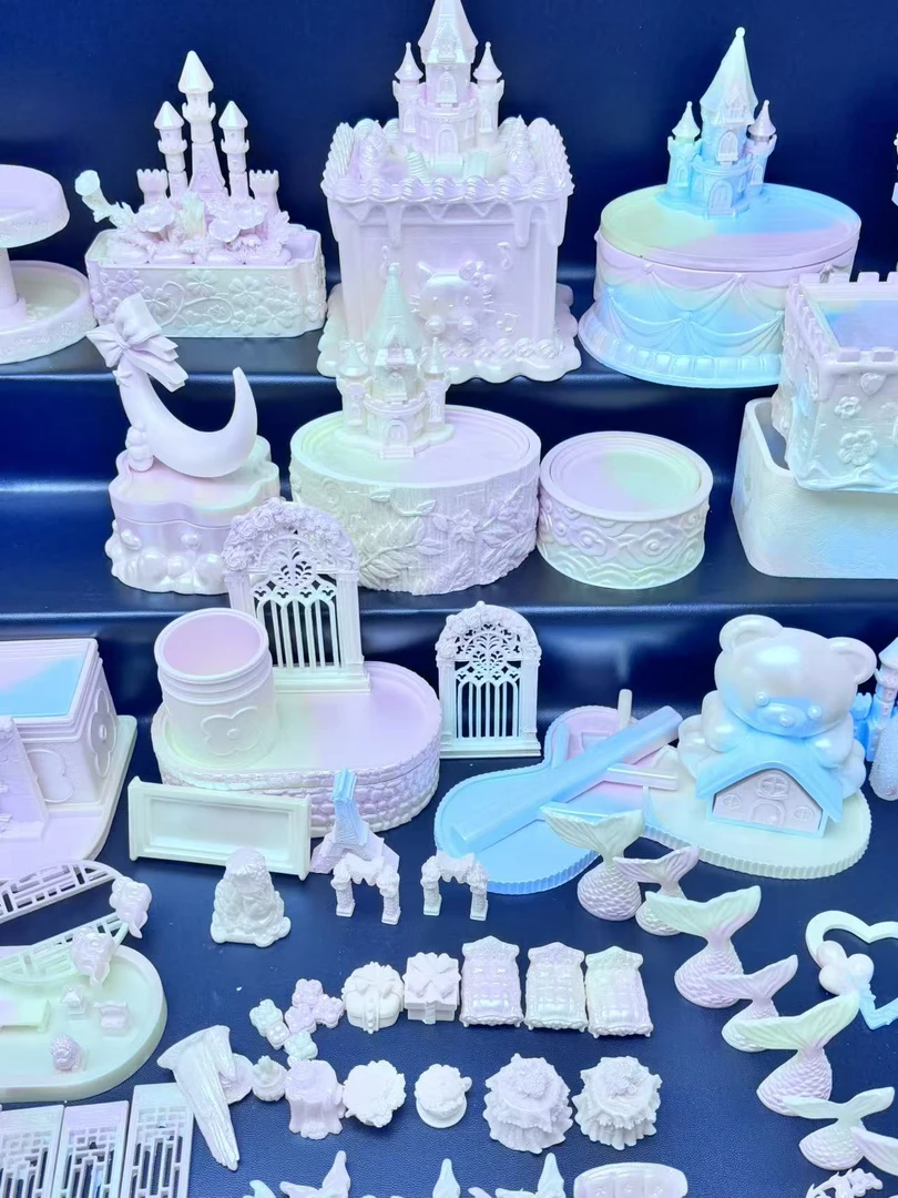 「琳琅满目」手工DIY滴胶收纳罐 收纳盒 滴胶摆台配件  树脂人工