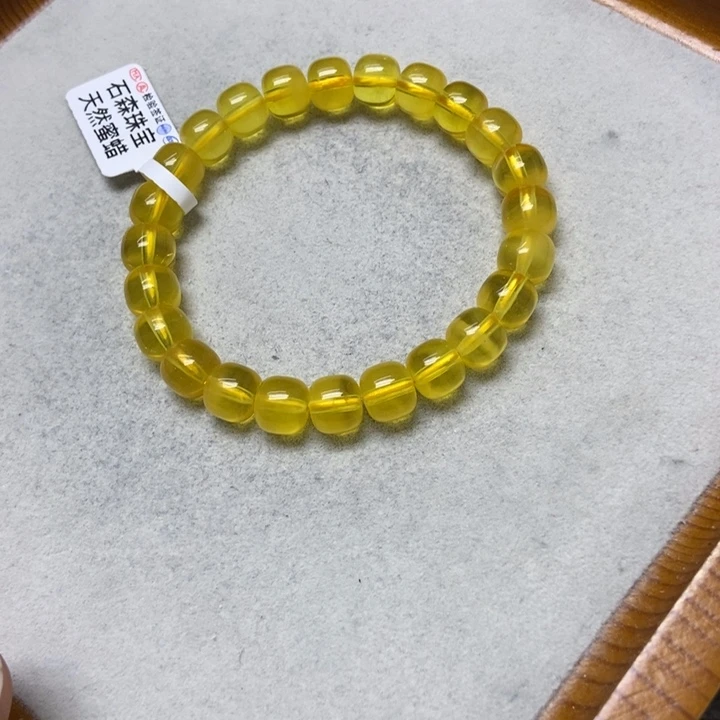 未镶嵌蜜蜡裸石手串