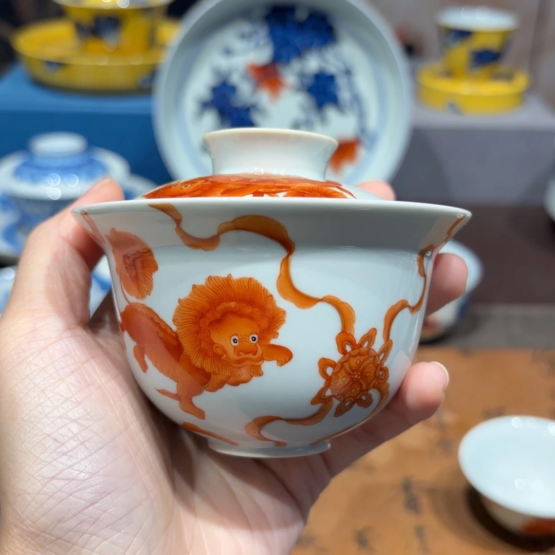 霸***景德镇纯手工手绘