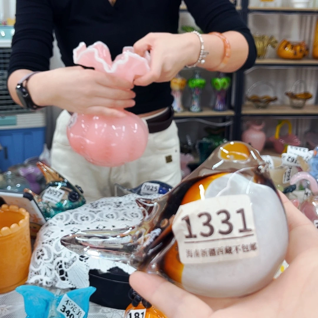1331 家悦美居琉璃花瓶摆件