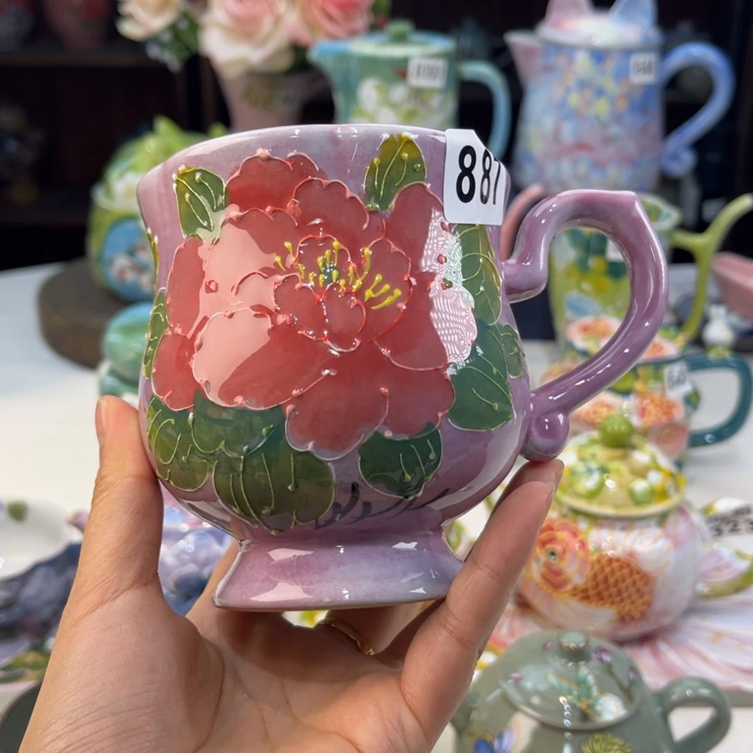 瓷片景德镇手工手绘陶瓷茶具