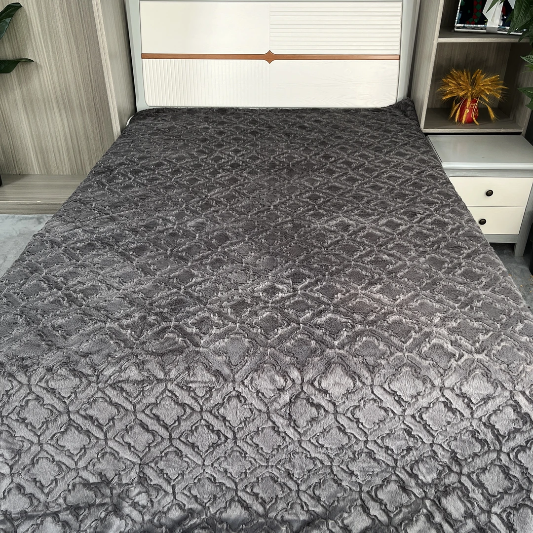 轻奢深灰十斤被卧室加厚灰色