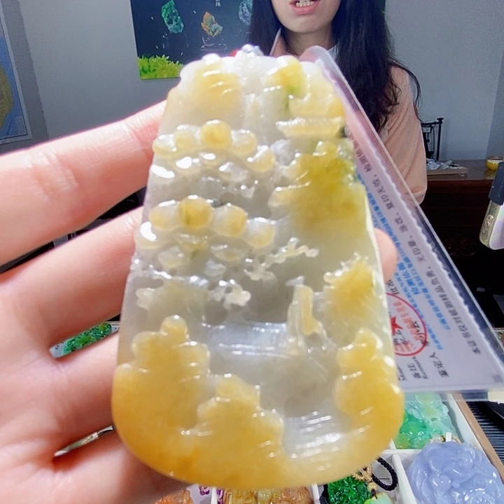 颈饰未镶嵌翡翠翡翠