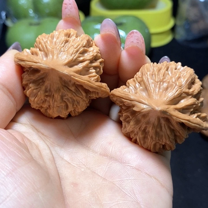 文玩核桃把件奎龙纹全品