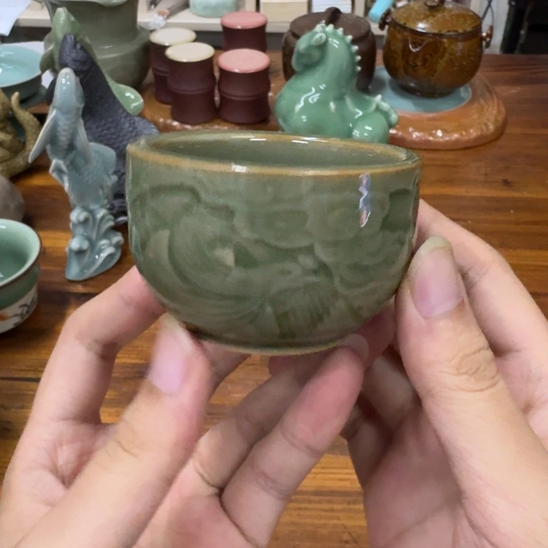 小仲青瓷茶器微瑕8908