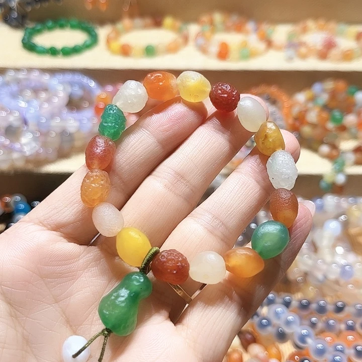 玛瑙/玉髓未镶嵌手链